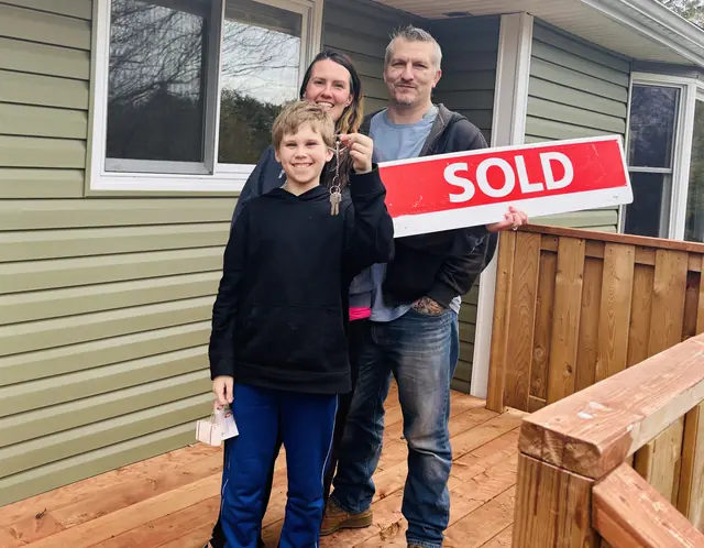 A new front door for this family
