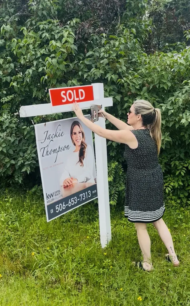 Planting the sold sign